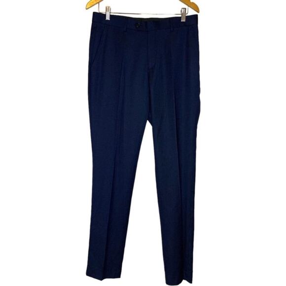 ZNT18 Men’s Navy Dress Pants Size 33 Classic Fit Formal Work NWT - Picture 1 of 5